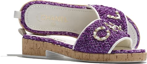 chanel mules tweed|Chanel Tweed Mules .